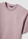 Camiseta morada de puro algod&oacute;n mercerizado de cuello redondo, corte regular_5