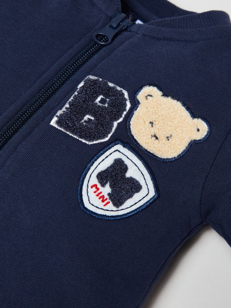 Cotton onesie with patches_2
