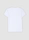 Wei&szlig;es Rundhals-T-Shirt aus elastischem Modal_2