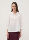 White viscose-blend shirt with classic collar_2