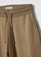Beige cotton-blend baggy-fit jogger trousers_6