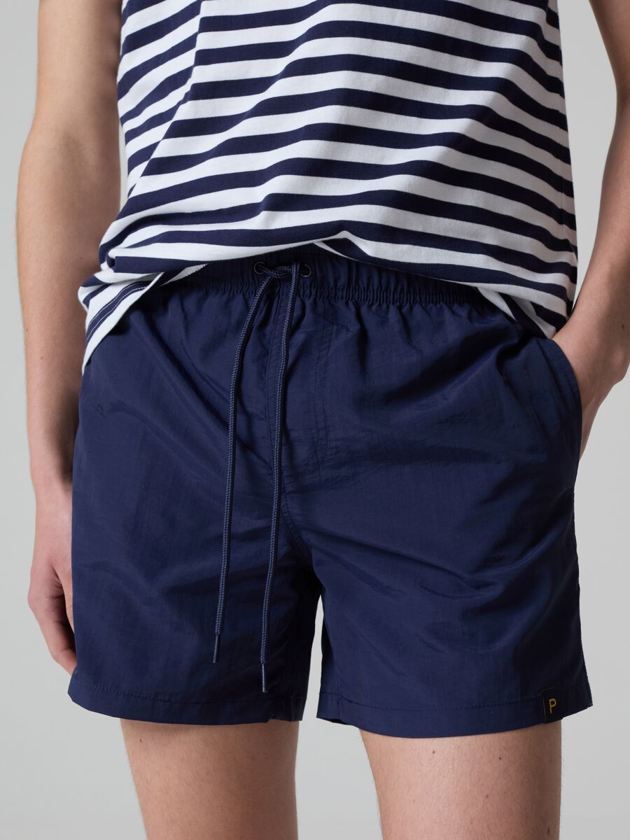 Bermuda swim shorts with drawstring_1