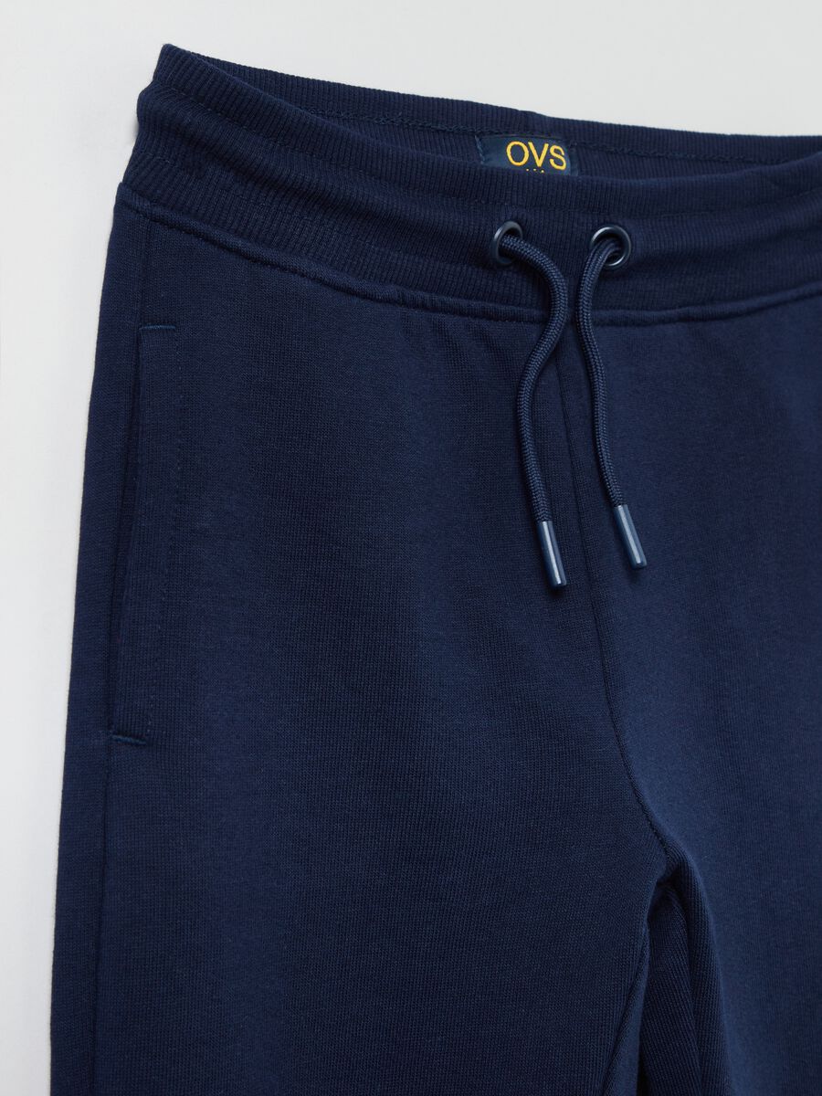 Fitness joggers in fleece with drawstring_1
