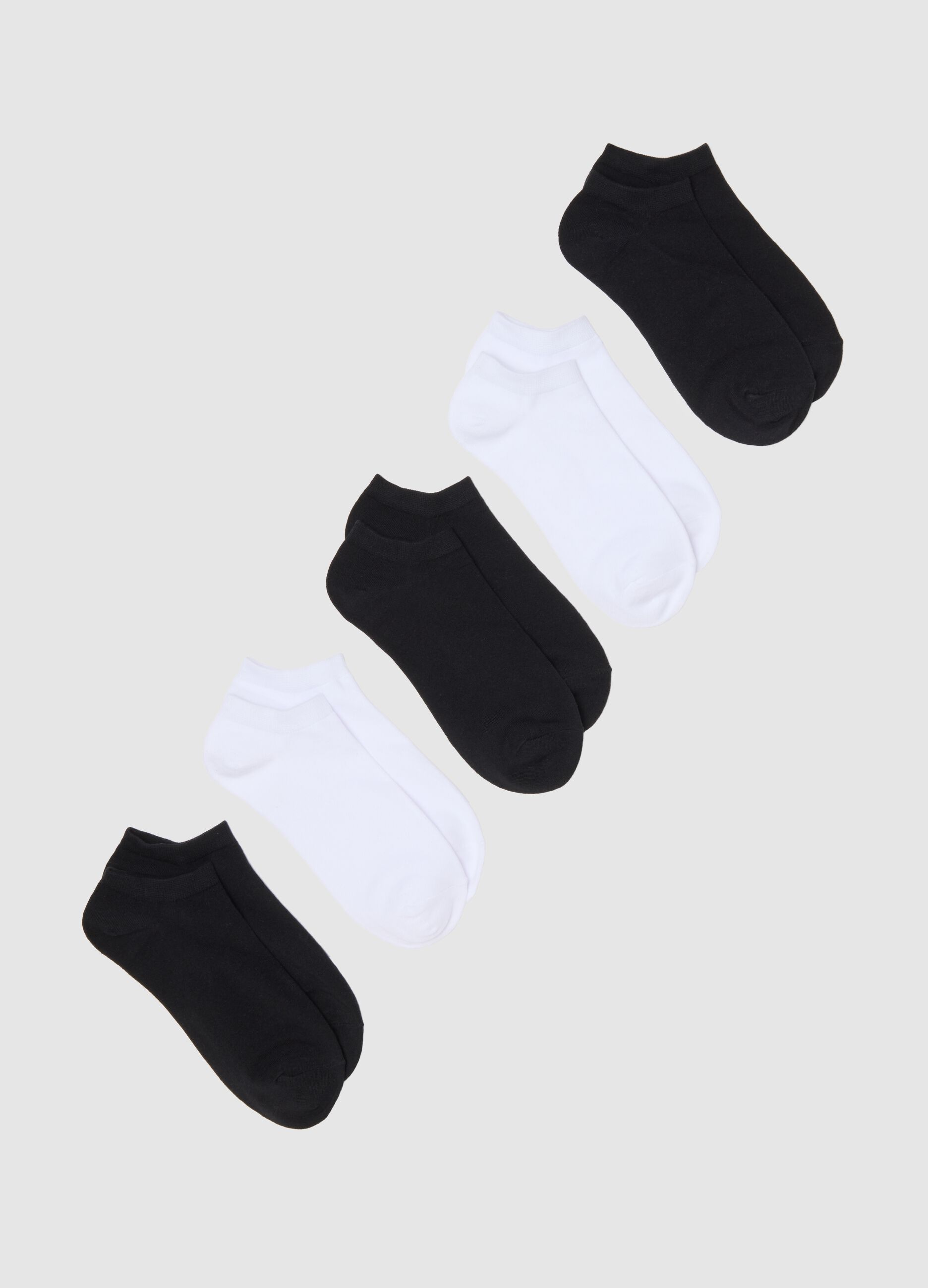 Multipack aus bunten kurzen Socken in Baumwollmischung und Regular Fit