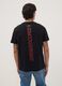 T-shirt preta em algod&atilde;o puro com estampado Ducati, regular fit_3