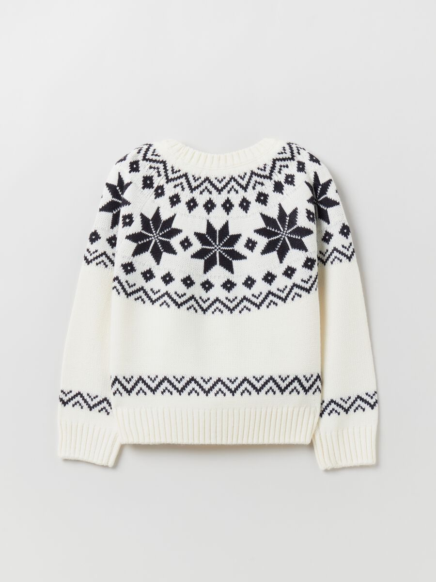 Pullover with Norwegian drawing_1