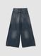 Jeans denim blu super wide leg in puro cotone_7