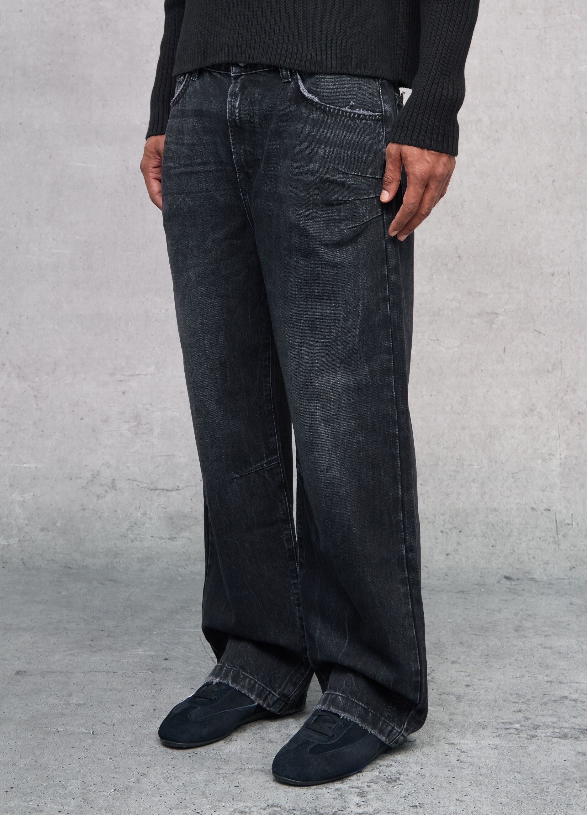 Bootcut Denim Washed Black
