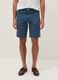 Blue pure cotton regular-fit Bermuda shorts_1