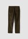 Cal&ccedil;as chino verdes regular fit em algod&atilde;o el&aacute;stico canelado_6