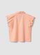 Girls' regular fit pink pure cotton blouse_4