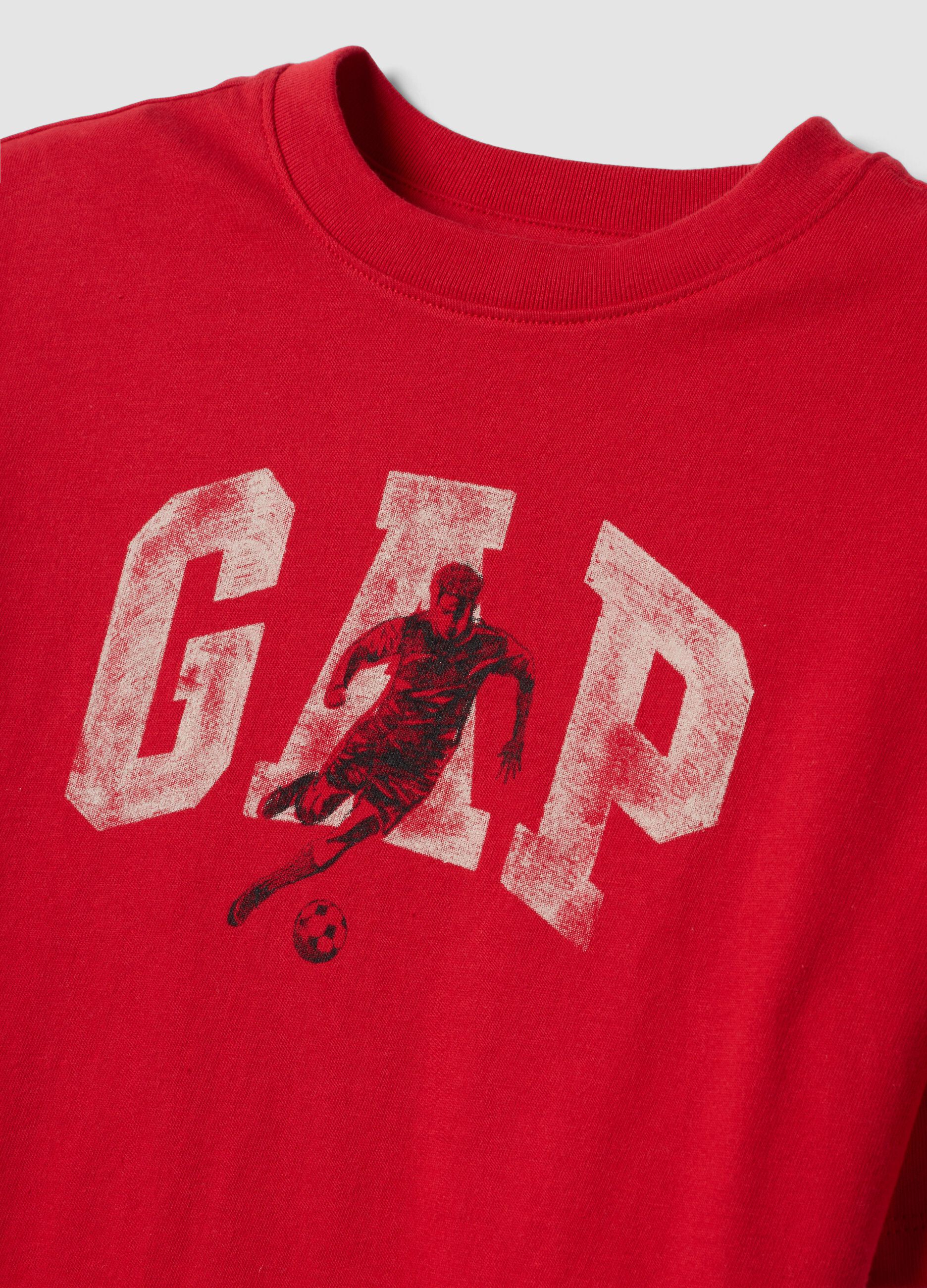 &Kappa;&omicron;&nu;&tau;&omicron;&mu;ά&nu;&iota;&kappa;&omicron; T-shirt GAP &mu;&epsilon; &lambda;&omicron;&gamma;ό&tau;&upsilon;&pi;&omicron; &alpha;&pi;ό 100% &beta;&alpha;&mu;&beta;ά&kappa;&iota;