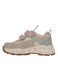 Light pink sporty shoes with double strap fastening_0