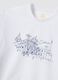 Wei&szlig;es T-Shirt aus reiner Baumwolle mit Print, Regular Fit_5