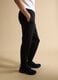 Schwarze Jogger in Regular Fit aus elastischem Easy-Dry-Gewebe_2