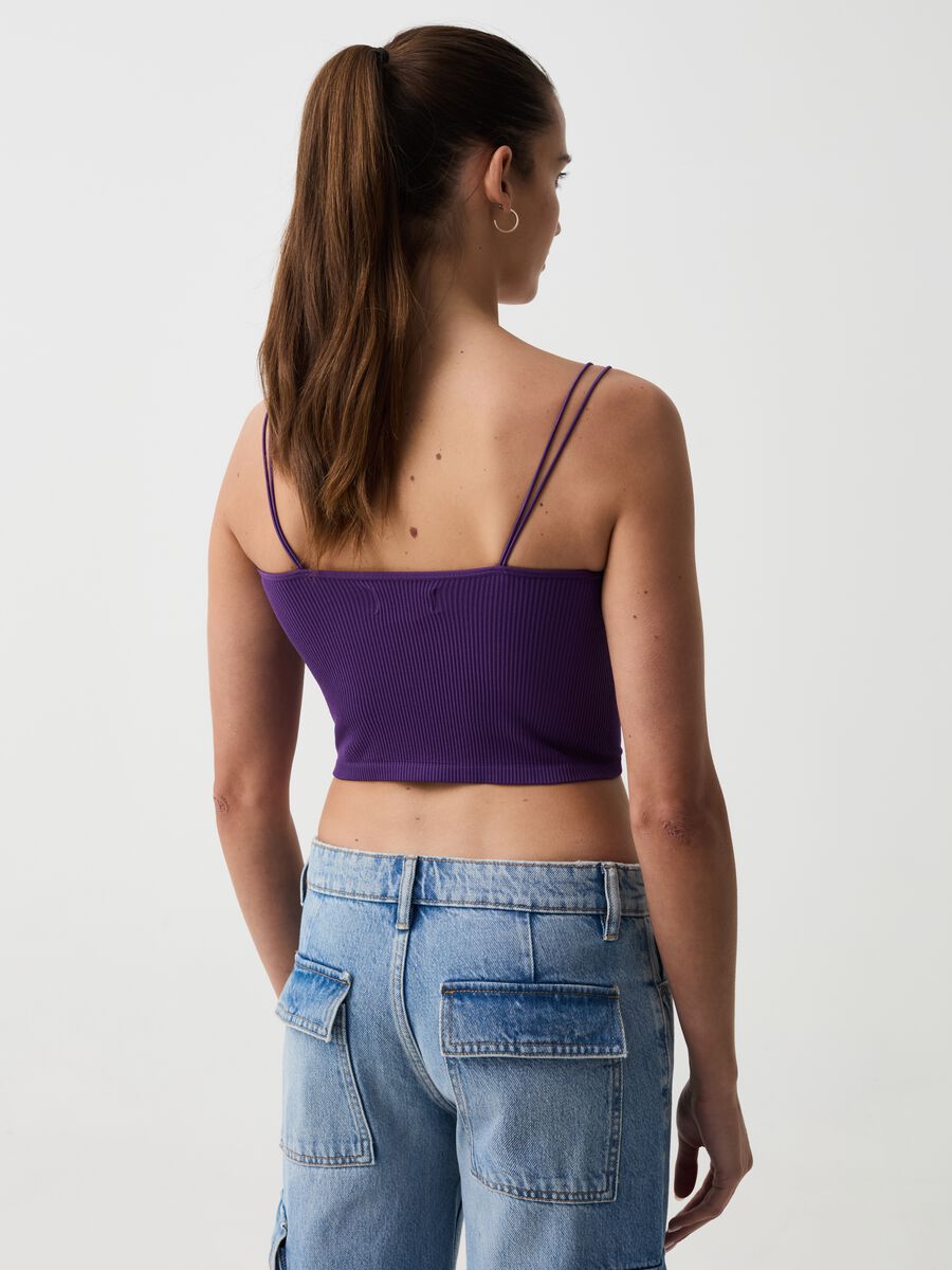 B.ANGEL FOR THE SEA BEYOND seamless ribbed crop top_1