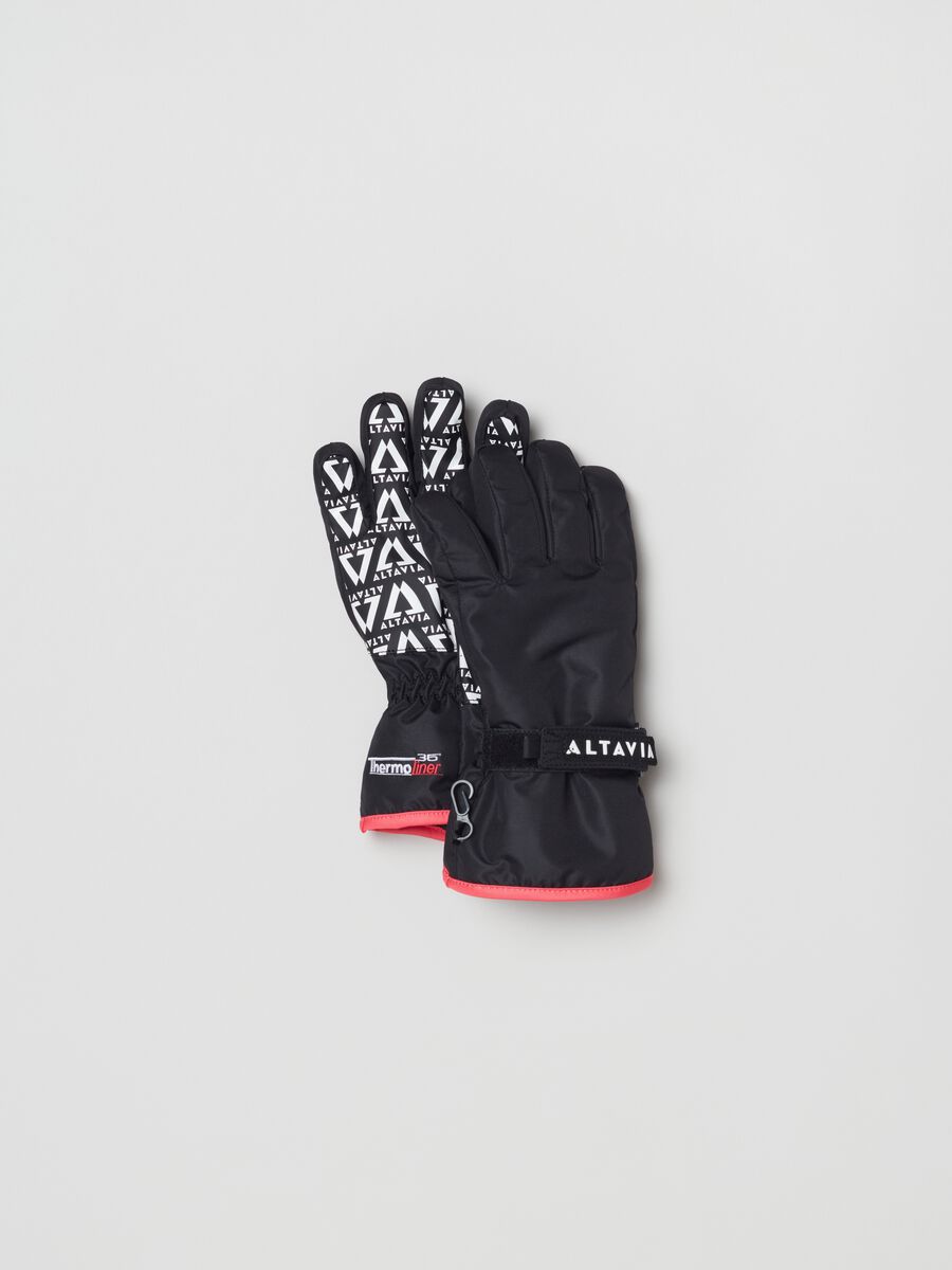 Altavia by Deborah Compagnoni gloves with contrasting trim_0