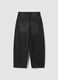 Schwarze Barrel-Fit-Jeans aus reiner Baumwolle_1