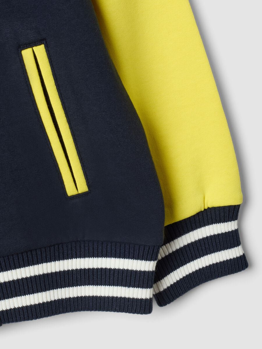 Blaue College-Sweatshirt mit Rundhalsausschnitt aus Baumwollmischung mit Minions-Print f&uuml;r Jungen_2