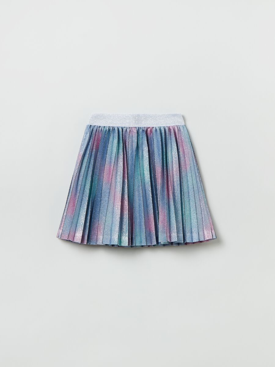 Pleated skirt with lurex_1