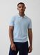 Pure cotton short-sleeve polo_0