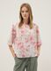 Pink pure cotton top with floral print_2