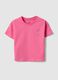 T-shirt rosa boxy fit para menina em algod&atilde;o puro com cora&ccedil;&atilde;o_0