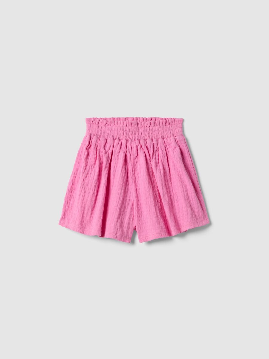 Rosa M&auml;dchen-Shorts aus Stretch-Baumwolle, Regular Fit_0