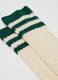Beige stretch cotton tennis socks_1