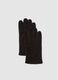 Black Genuine Leather Gloves_0