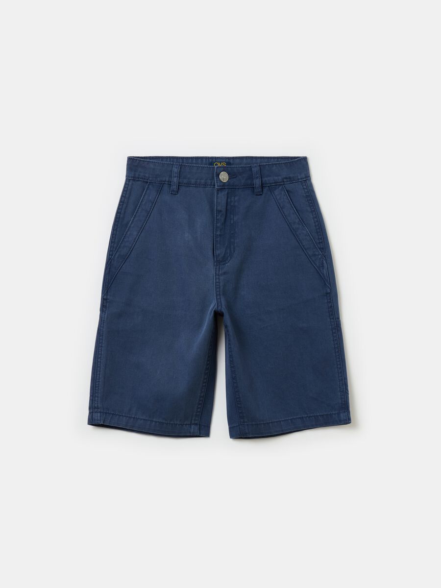 Carpenter Bermuda shorts in cotton_0