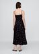 Black Long Dress with Floral Print_2