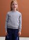 Grey pure wool long-sleeve jumper, regular fit_1
