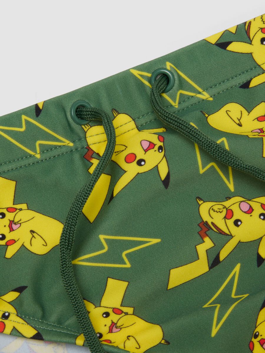 Slip mare verde in tessuto elasticizzato per bambino_2