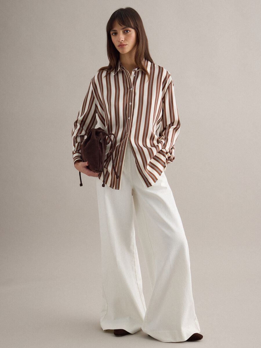 Multicolor Striped Long-sleeve Regular Fit Shirt_1