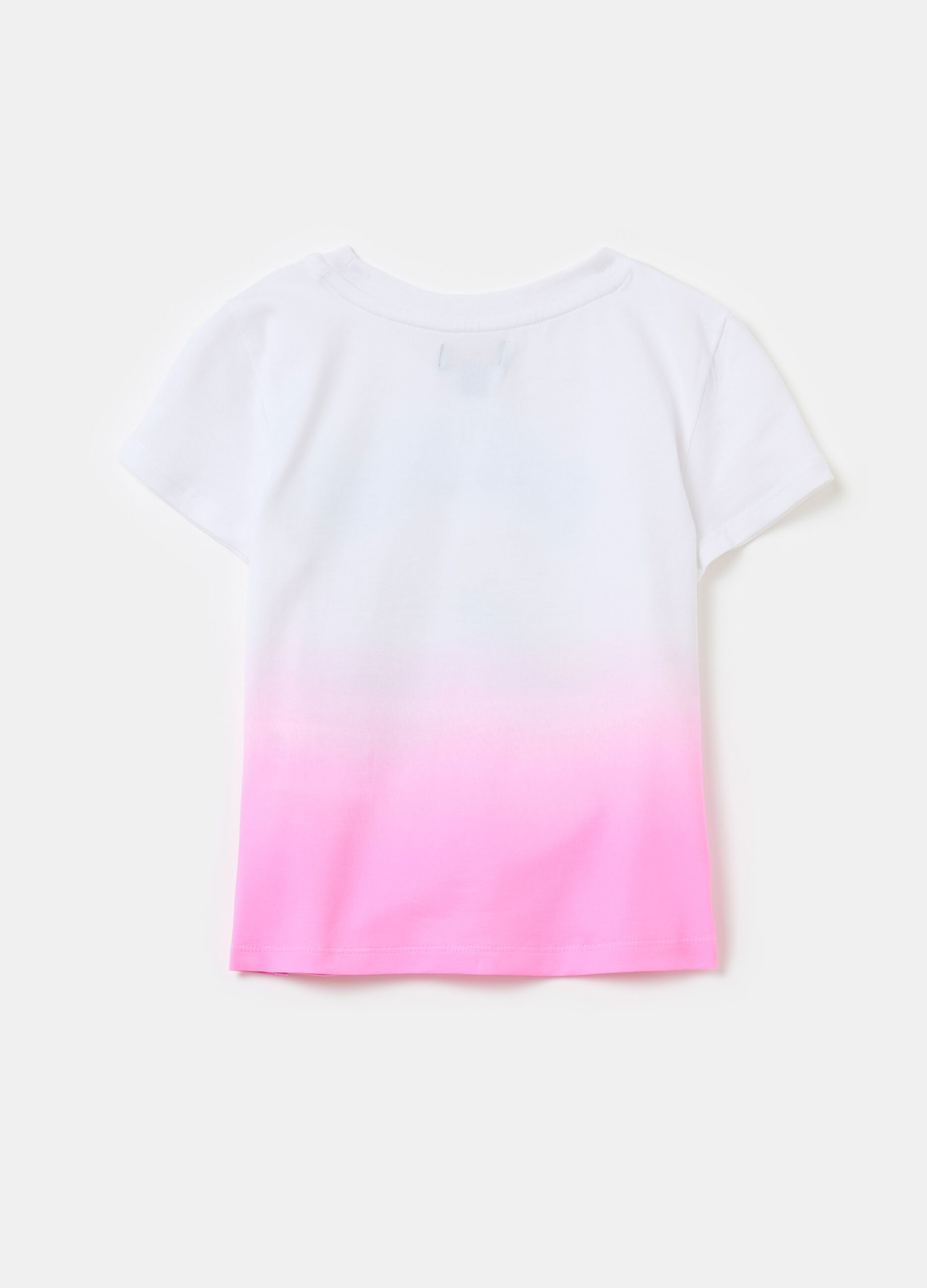 T-shirt with print and sequins