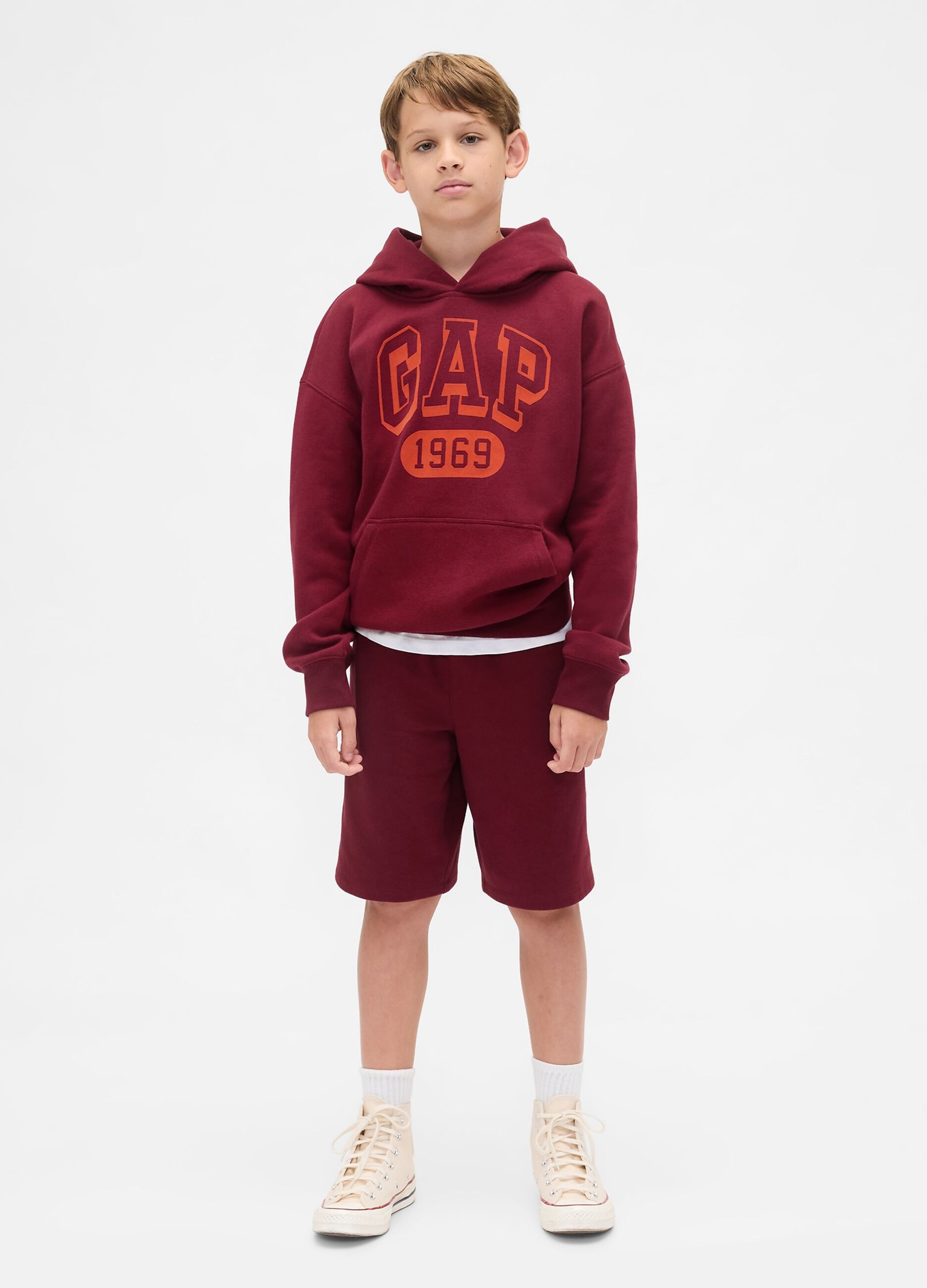 Roter Kapuzenpullover f&uuml;r Kinder