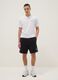White pure cotton short-sleeve T-shirt, relaxed fit with print_0