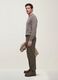 Green slim-fit stretch cotton twill chino trousers_2