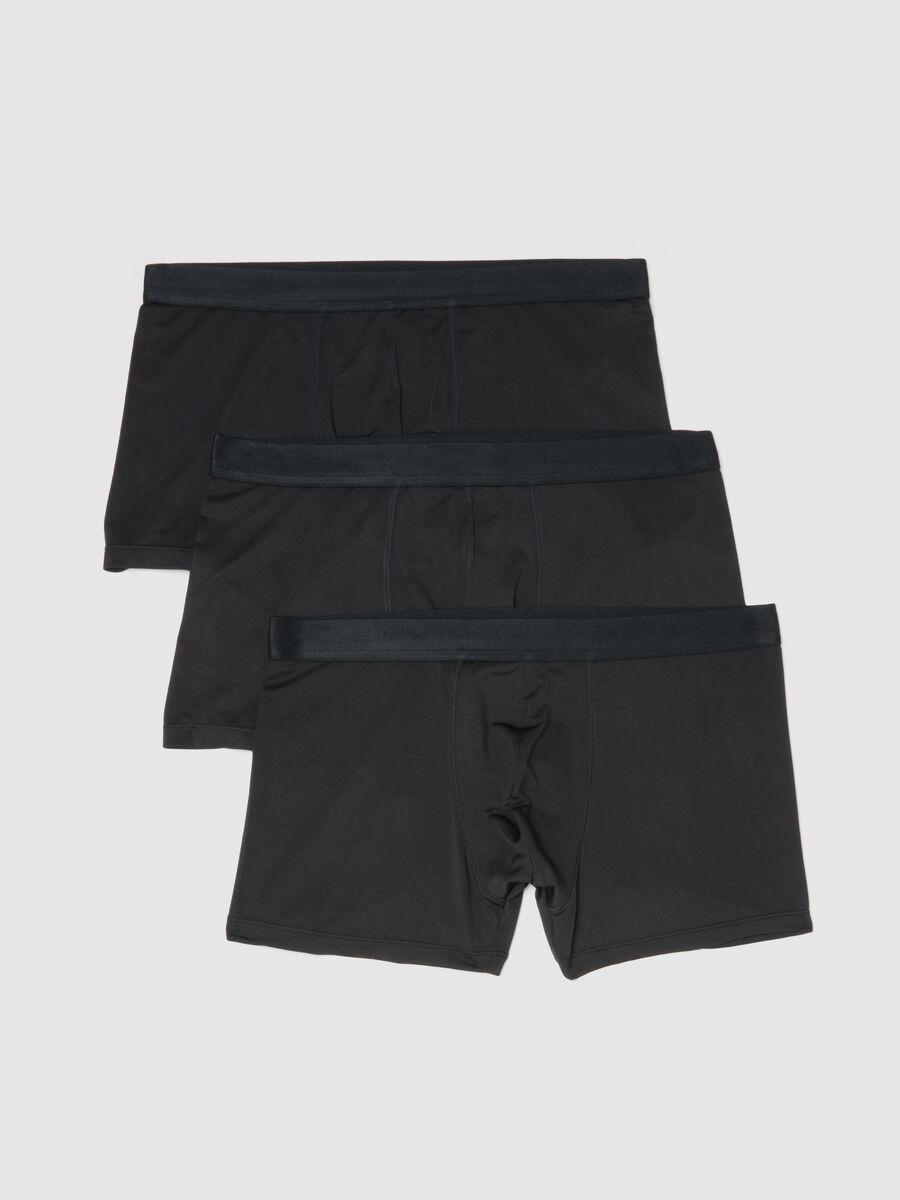 Tripack of Black Regular Fit Boxers_4