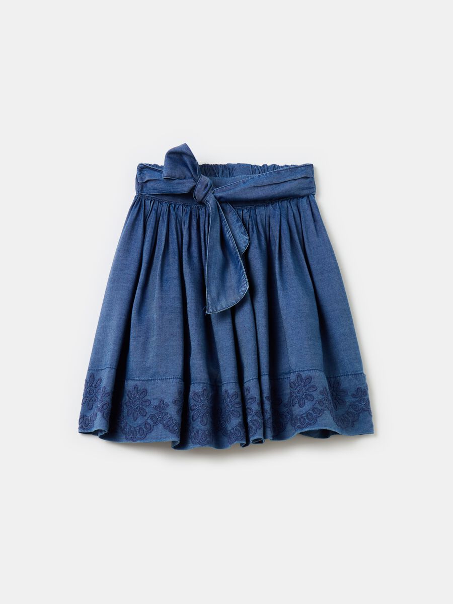 Skirt in TENCEL™ Lyocell with embroidery_4