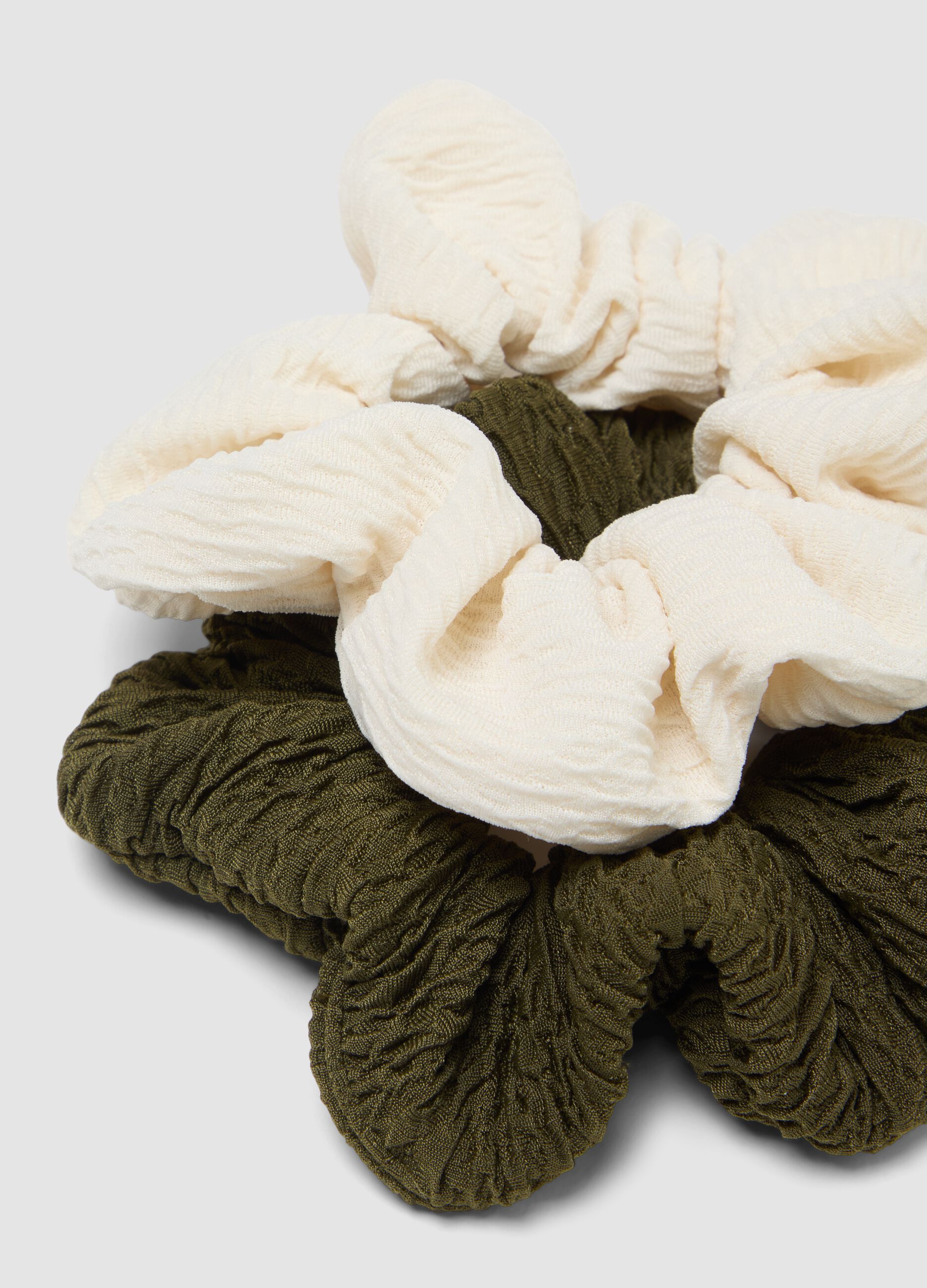 Multicolour scrunchies twin-pack