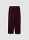 Violette Straight-Fit-Hose aus elastischer Viskose_4