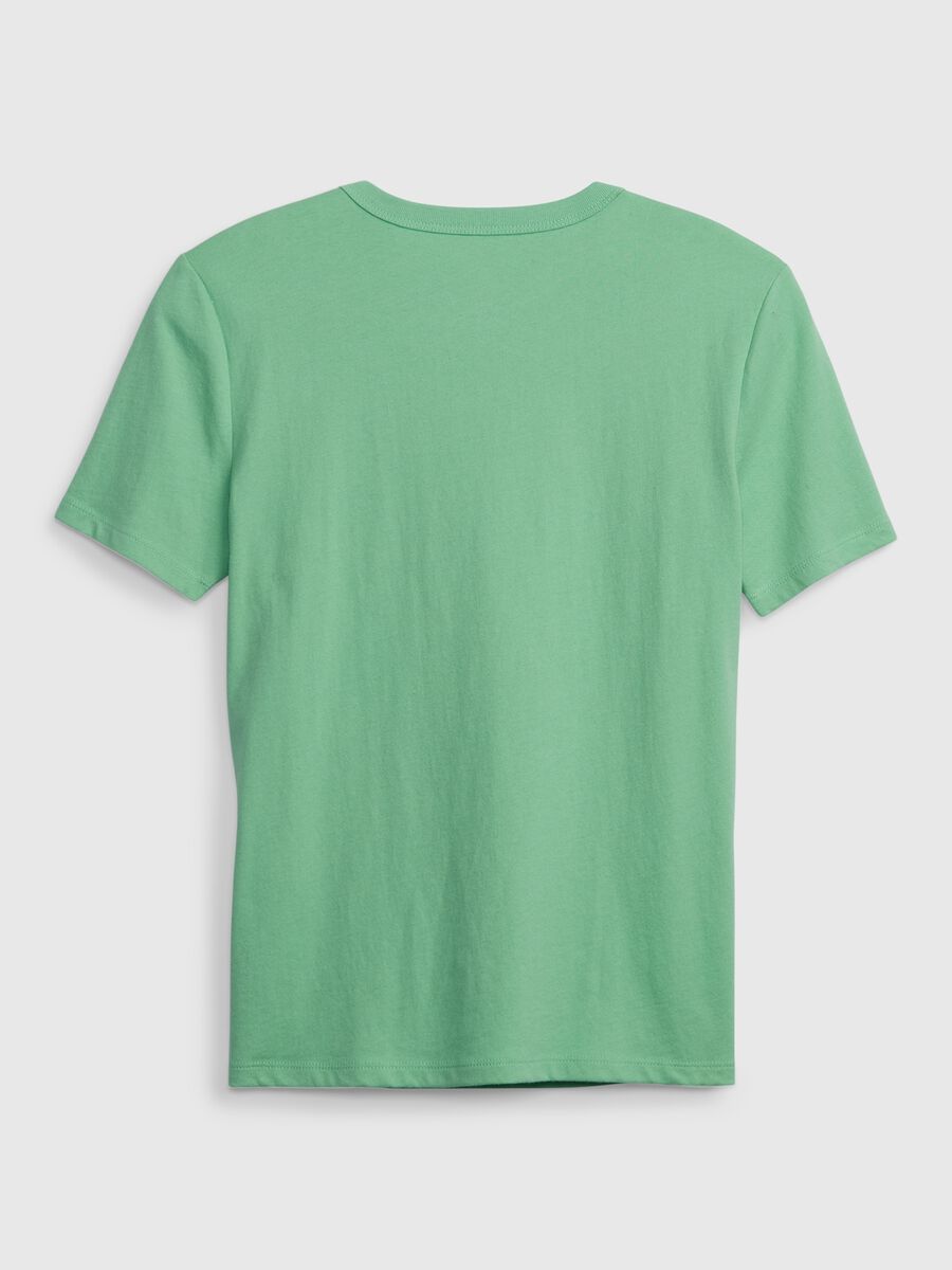 T-shirt con stampa pixel pianeta Terra_1
