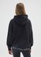 Black regular fit cotton blend sweatshirt_2