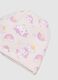 Bon&eacute; multicolorido de algod&atilde;o el&aacute;stico para menina com estampas_1