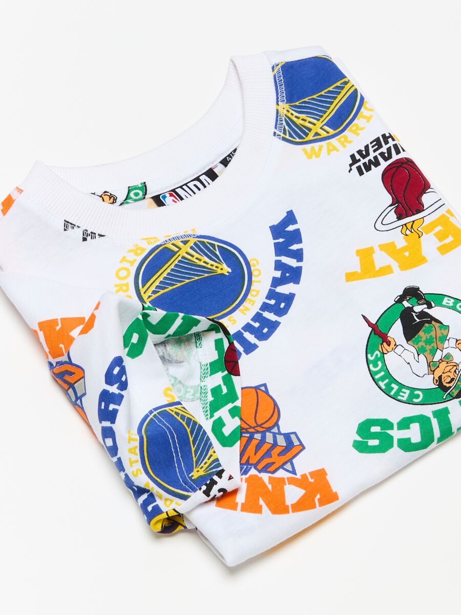 Camiseta de algodón con estampado NBA_2