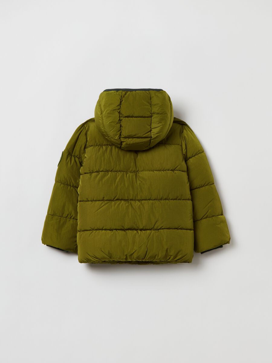 Full-zip down jacket with hood_1