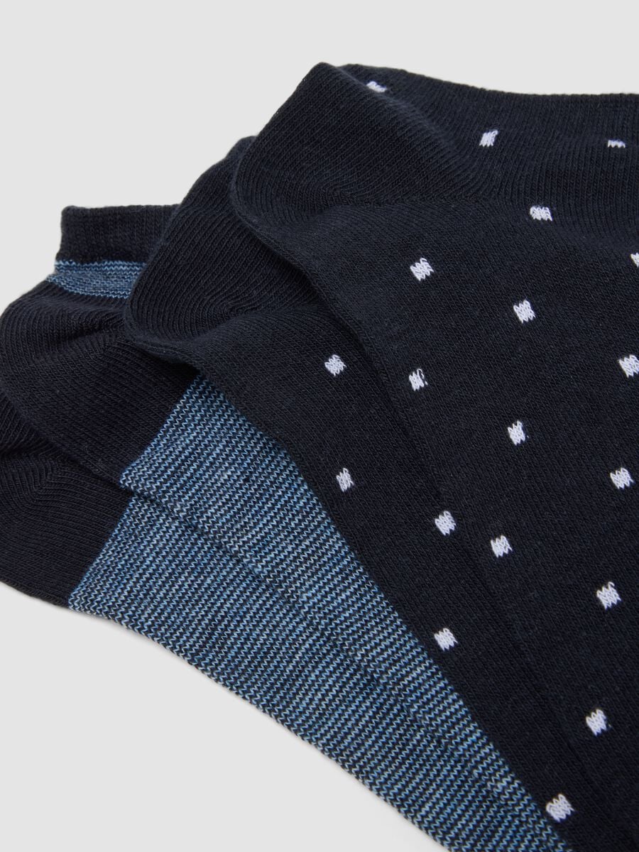 5er-Pack blaue Sportsocken bis zum Kn&ouml;chel aus Bio-Baumwolle_1