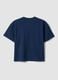 Children's Regular Fit Blue Pure Cotton T-shirt_1